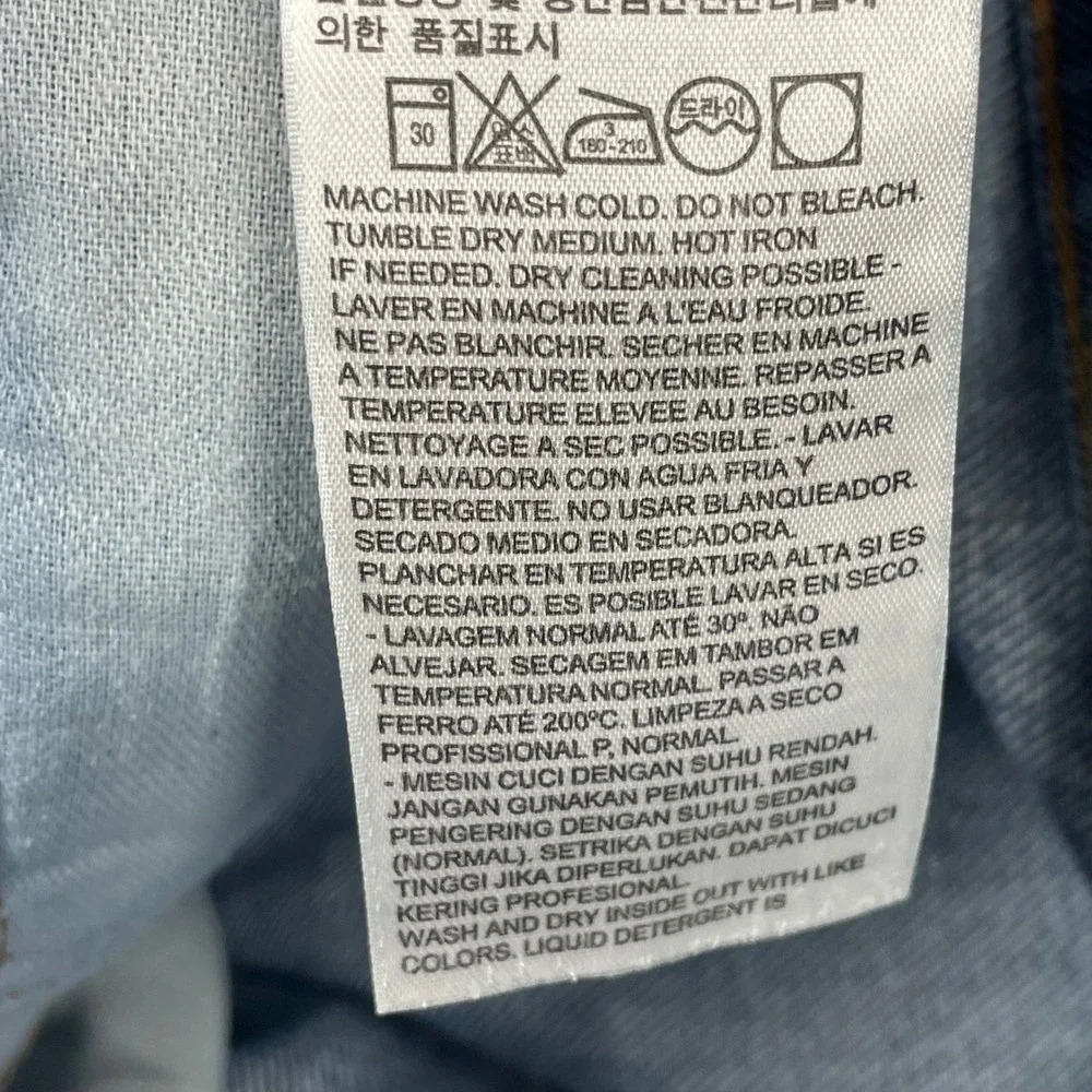 Levi's Blue 550 Relaxed Fit Tapered Leg Jeans Mens 40x36